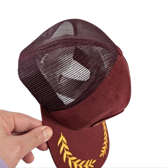 Corduroy trucker hat maroon NWOT - Picture 4 of 6